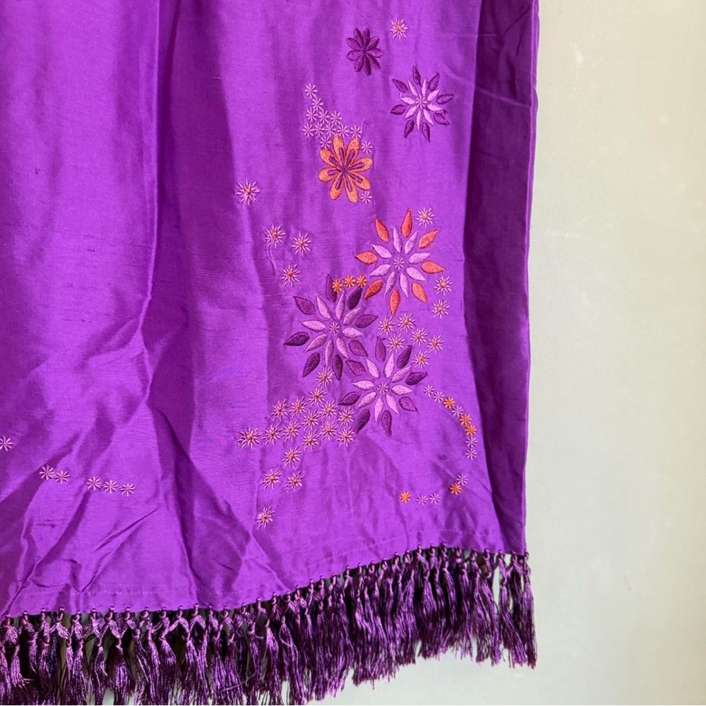 Vintage 90's Dead-stock Clio Silk Skirt - Picture 2 of 4